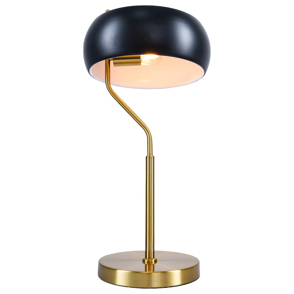 Flux Table Lamp - Black Outer - White Inner