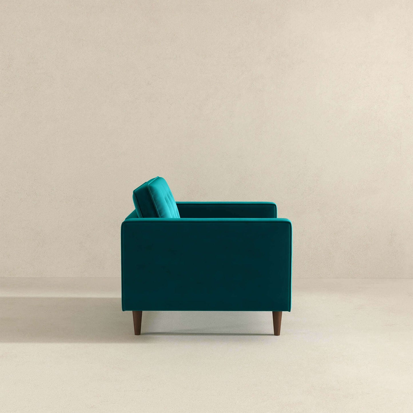 Casey  Teal Velvet Lounge Chair