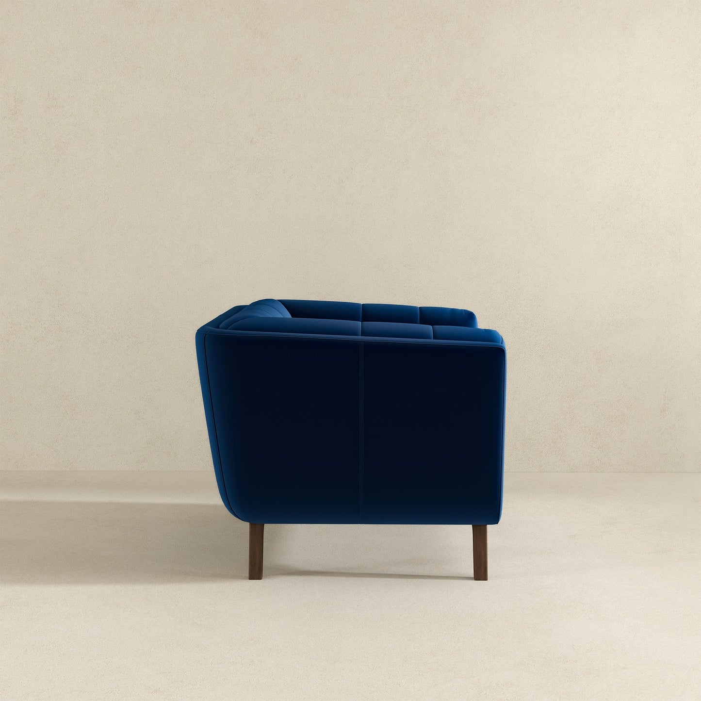 Addison Dark Blue Velvet Lounge Chair