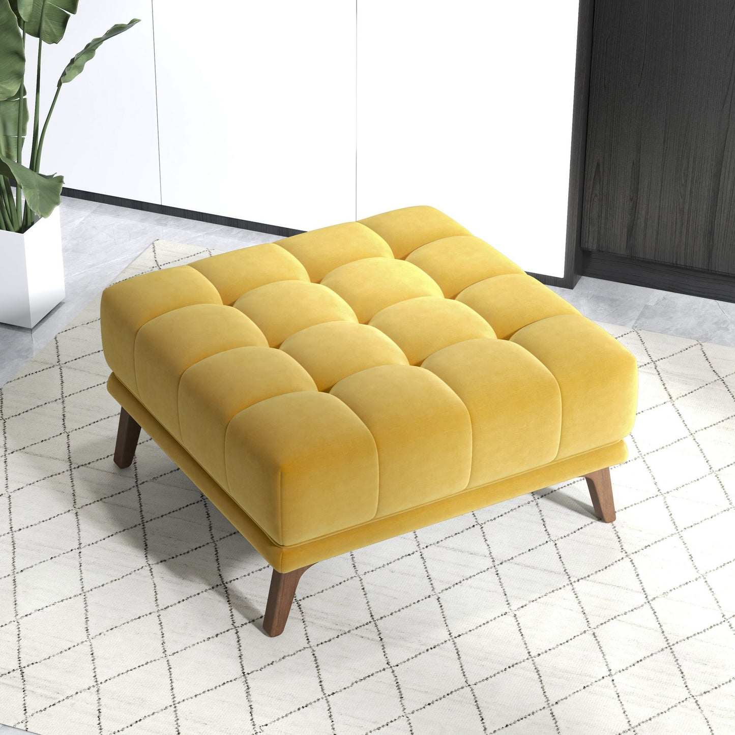 Addison Square Upholstered Ottoman