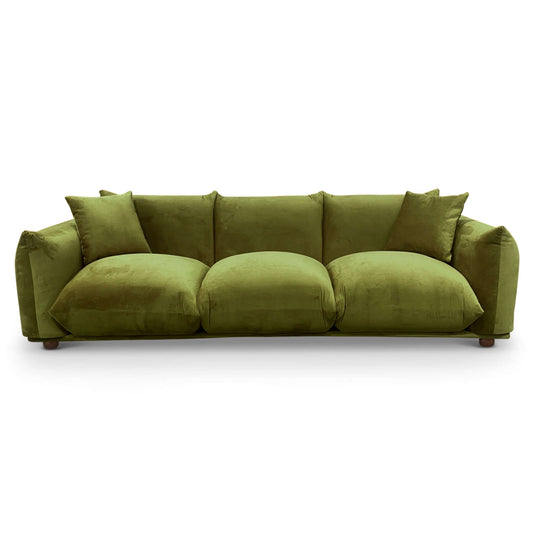 Arlo  Olive Green Velvet Sofa
