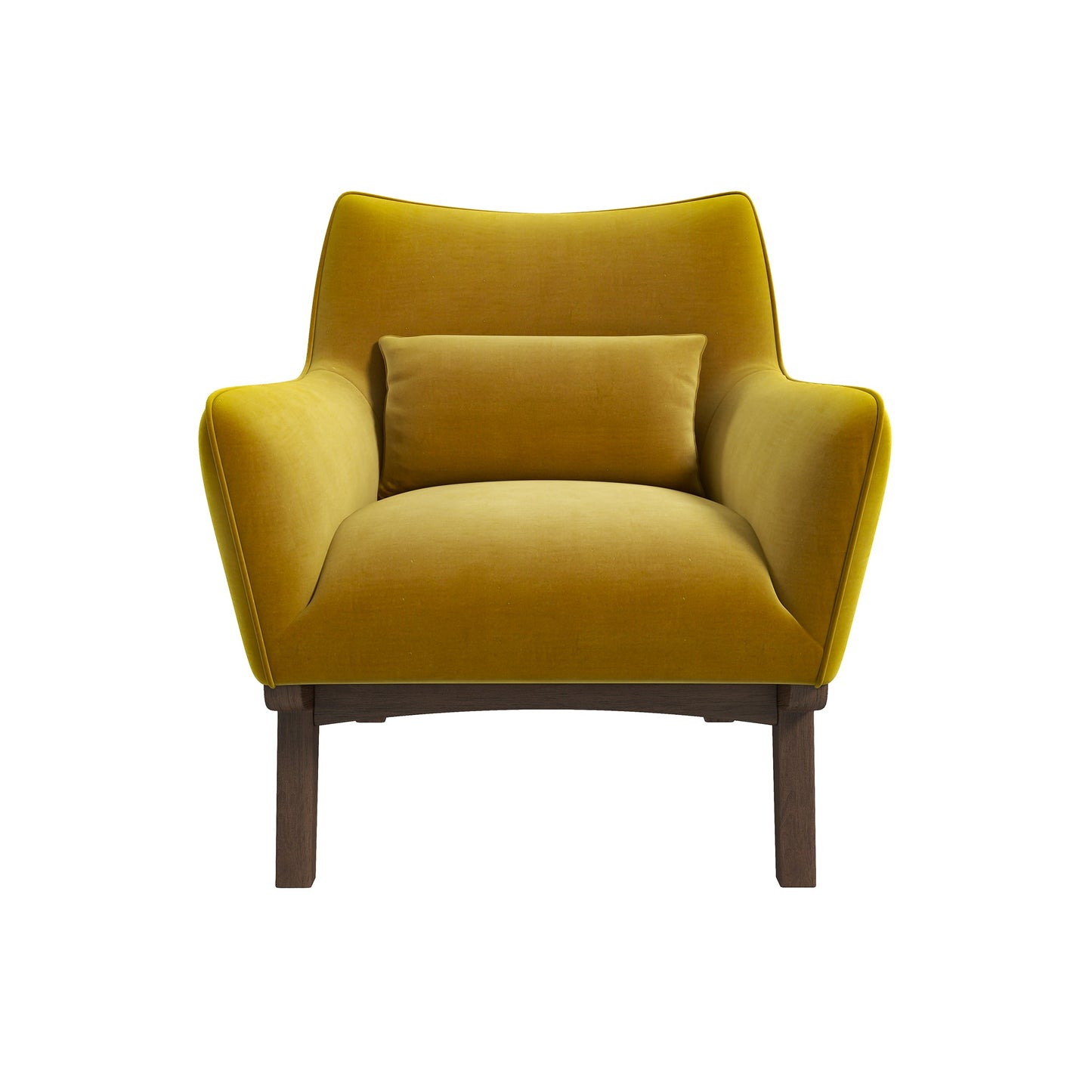 Brayden Lounge Chair (Gold - Velvet)