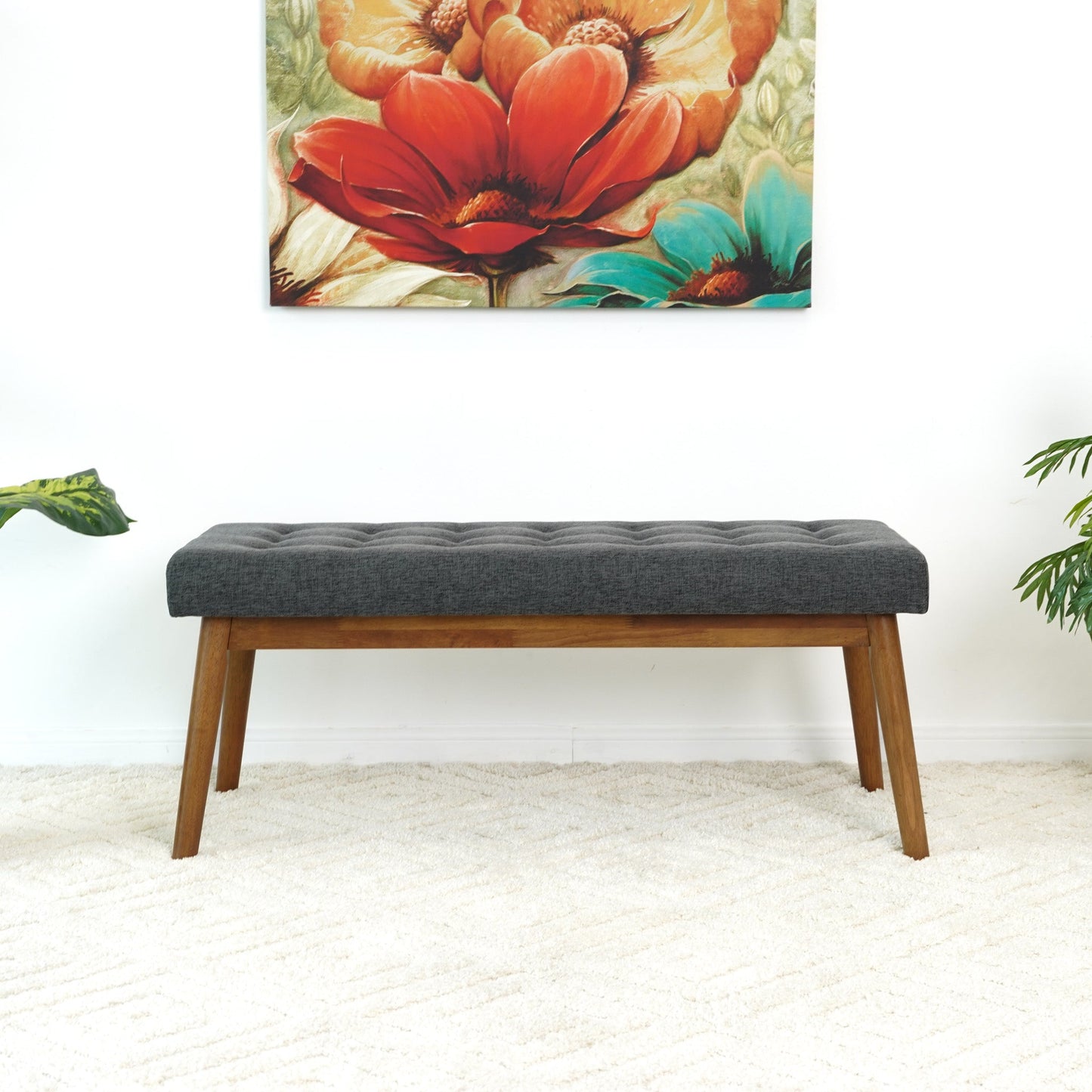 Delilah Modern Bench (Fabric)