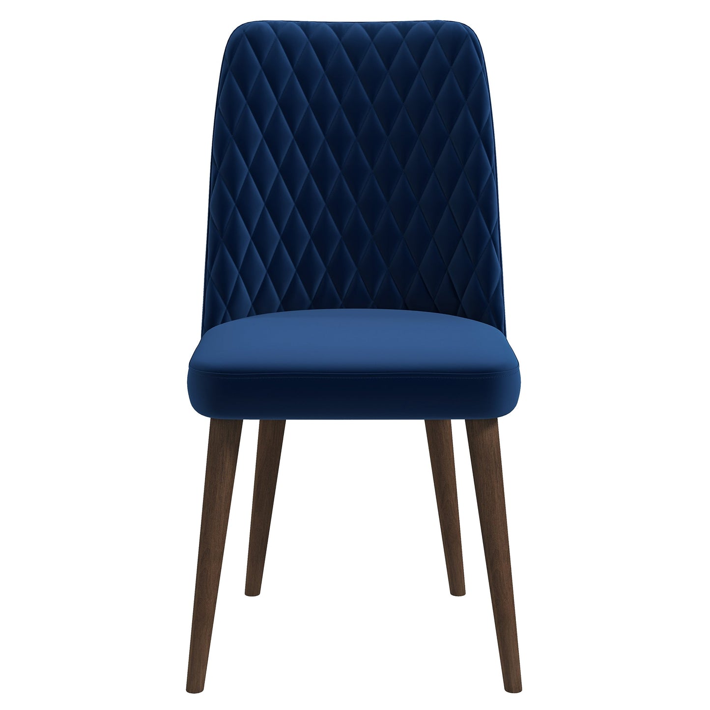 Katie  Navy Blue Velvet Dining Chair (Set Of 2)