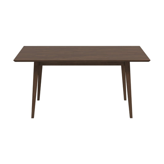 Levi Modern Style Solid Wood Rectangular Dining Kitchen Table 63"