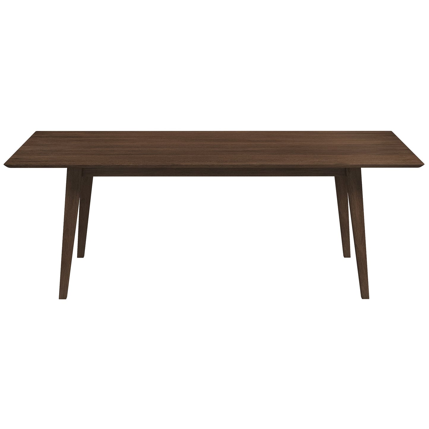 Levi Modern Style Solid Wood Rectangular Dining Kitchen Table 86"