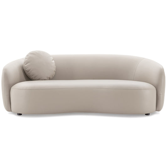 Porter Beige PU Leather Sofa