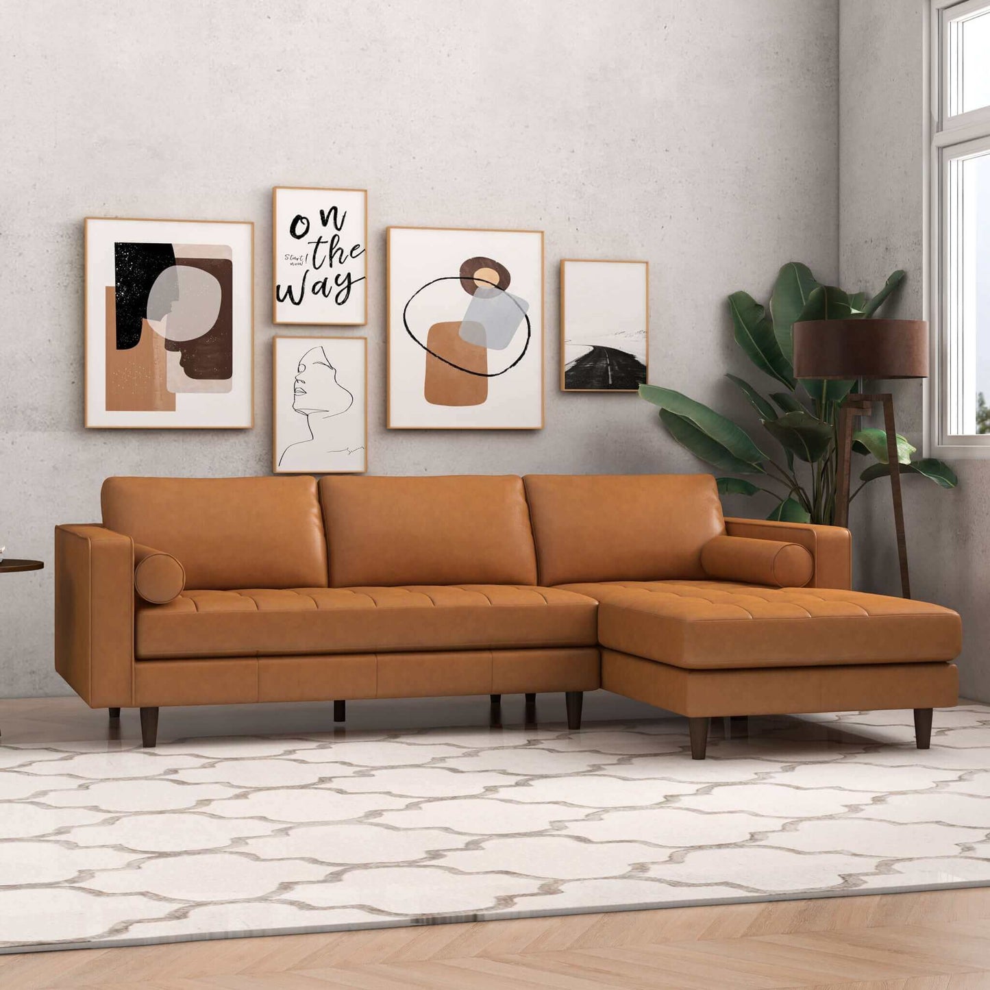 Anthony Corner Sectional Sofa Right Facing