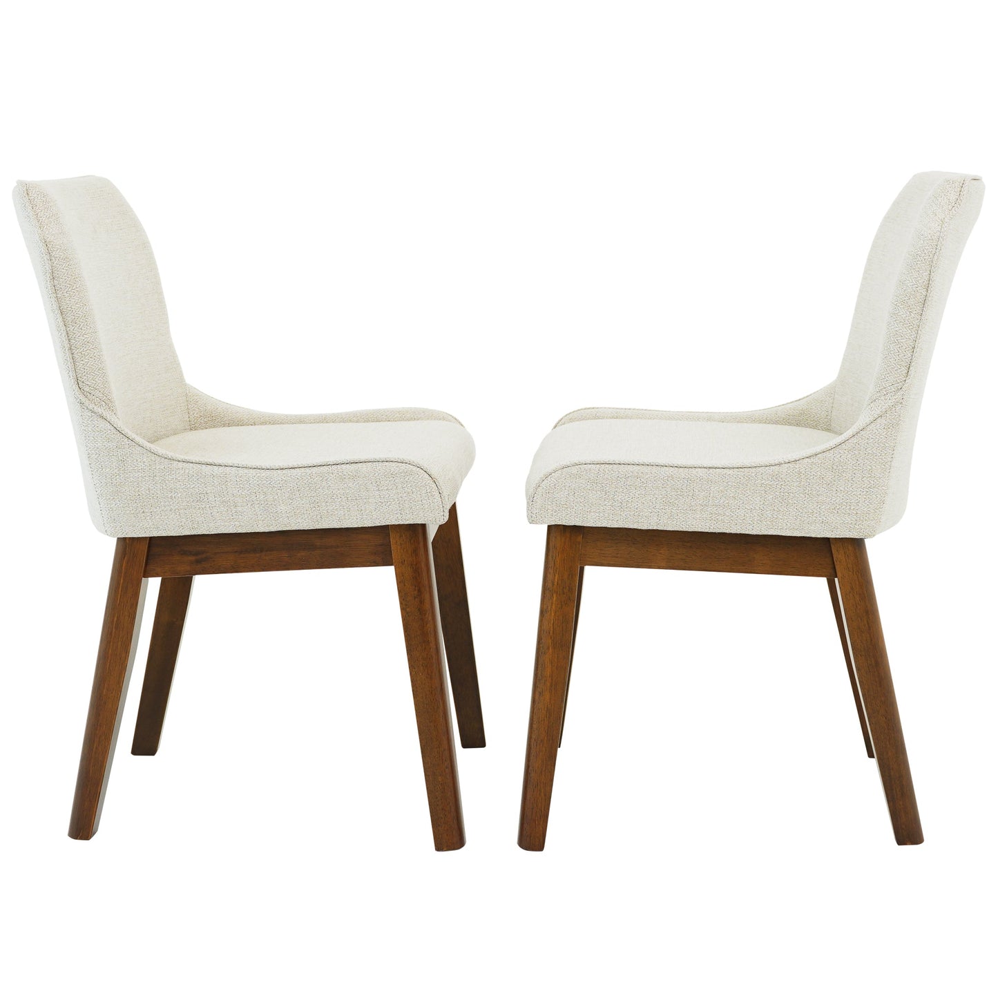 Ellis Dining Chair Set of 2 - Beige Linen