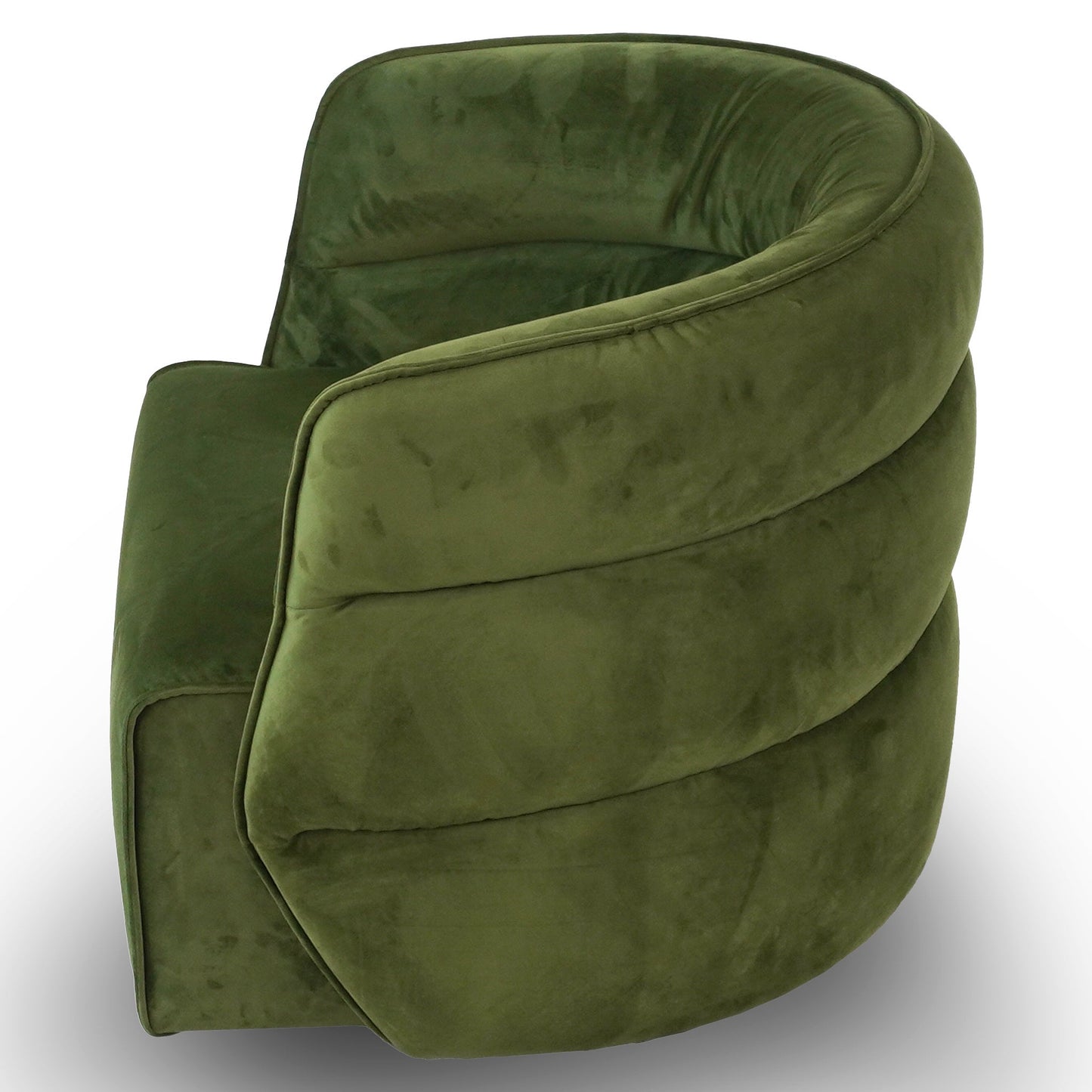 Walden Swivel Chair - Green Velvet