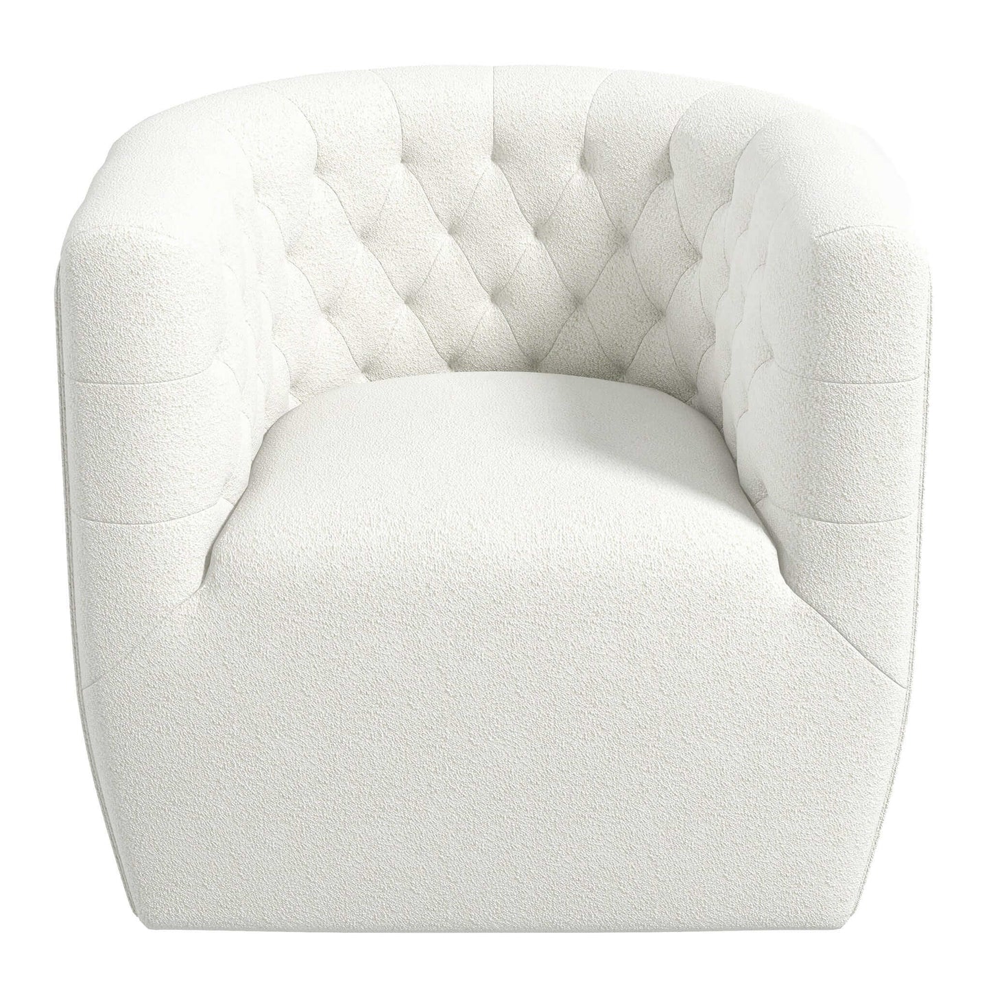 Delaney  Cream Boucle Swivel Chair