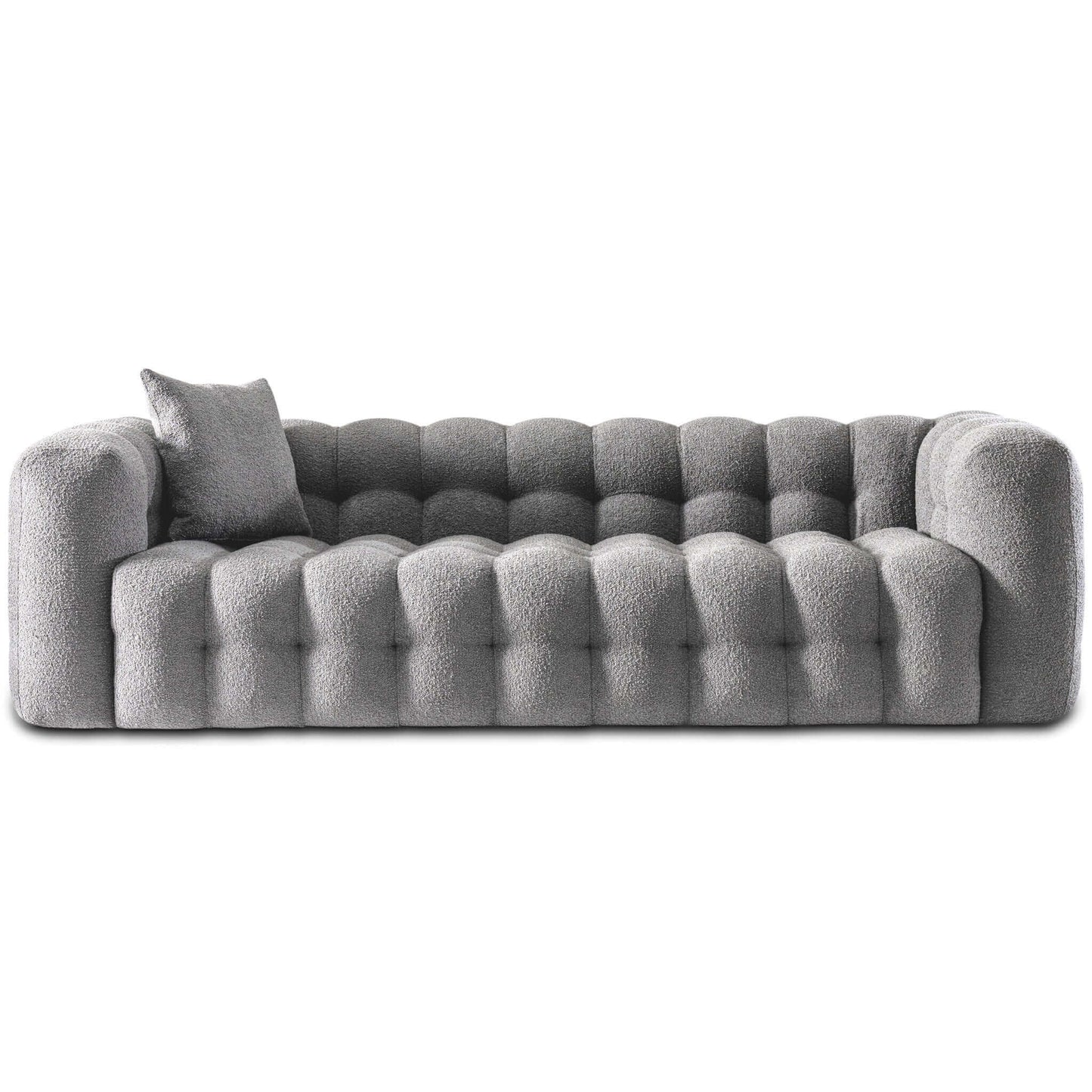 Eden Modern Tufted Chesterfield Boucle Fabric Sofa