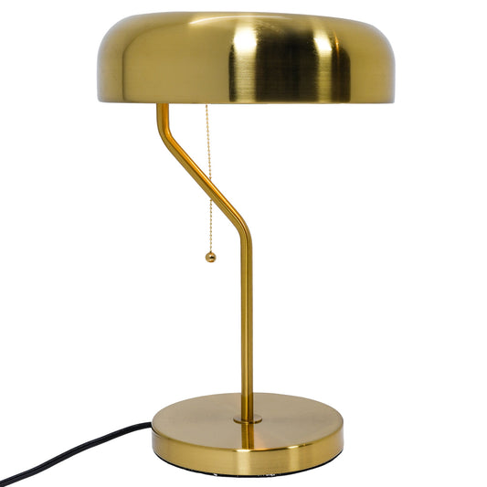 Metro Table lamp with Gold outer and White inner